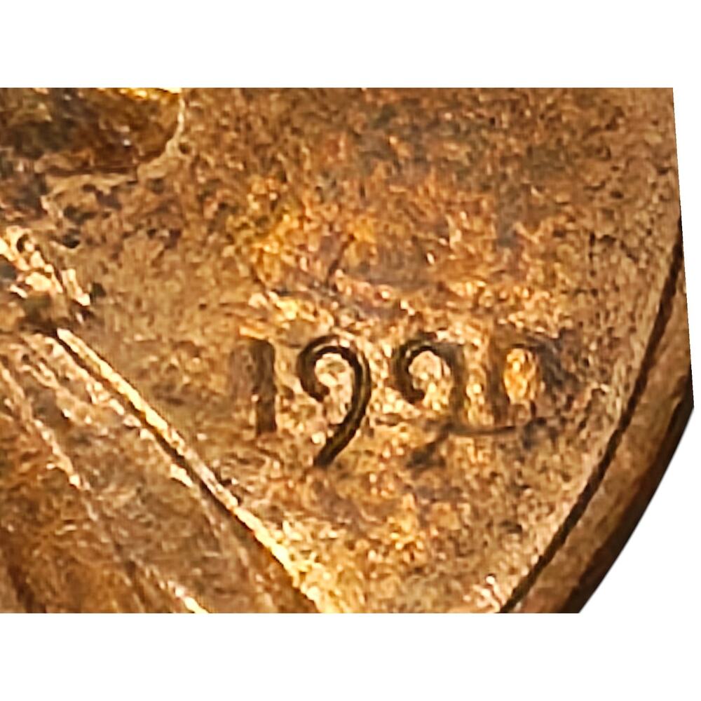 ERROR Struck Through Grease Or Cloth "Greasy Ghost" 1990 Lincoln Cent Circulated